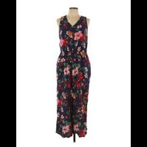 Old Navy - floral sleeveless jumpsuit